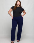 Plus Size Comfortable Stretch High Waist Dress Pants