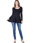 Long Sleeve Tunic Top For Women