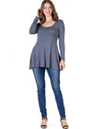 Long Sleeve Tunic Top For Women