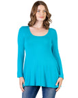 Long Sleeve Tunic Top For Women