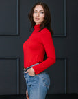 Classic Womens Long Sleeve Turtleneck