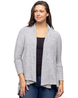 Open Front Long Sleeve High Low Cozy Cardigan