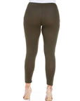 Womens Stretch Ankle Length Leggings