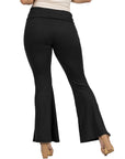 Bell Bottom Foldover Waist Comfortable Pants