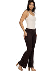 Bell Bottom Foldover Waist Comfortable Pants