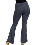 Bell Bottom Foldover Waist Comfortable Pants