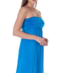 Strapless Empire Waist Maxi Dress