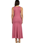 Scoop Neck Sleeveless Maxi Dress with Pockets