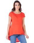 Scoop Neck High Low Maternity T Shirt