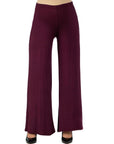 Womens Comfortable Solid Color Maternity Palazzo Pants