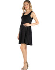 A Line Slim Fit and Flare Maternity Dress
