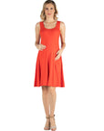 A Line Slim Fit and Flare Maternity Dress