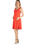 A Line Slim Fit and Flare Maternity Dress
