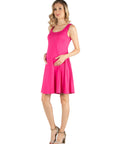 A Line Slim Fit and Flare Maternity Dress