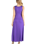 Slim fit A Line Sleeveless Maternity Maxi Dress