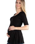 Women's Maternity 3/4-sleeve Tunic