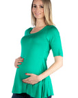 Women's Maternity 3/4-sleeve Tunic