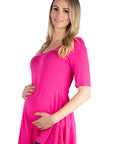 Women's Maternity 3/4-sleeve Tunic
