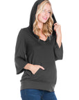 Oversized Maternity Fashion Hoodie Top