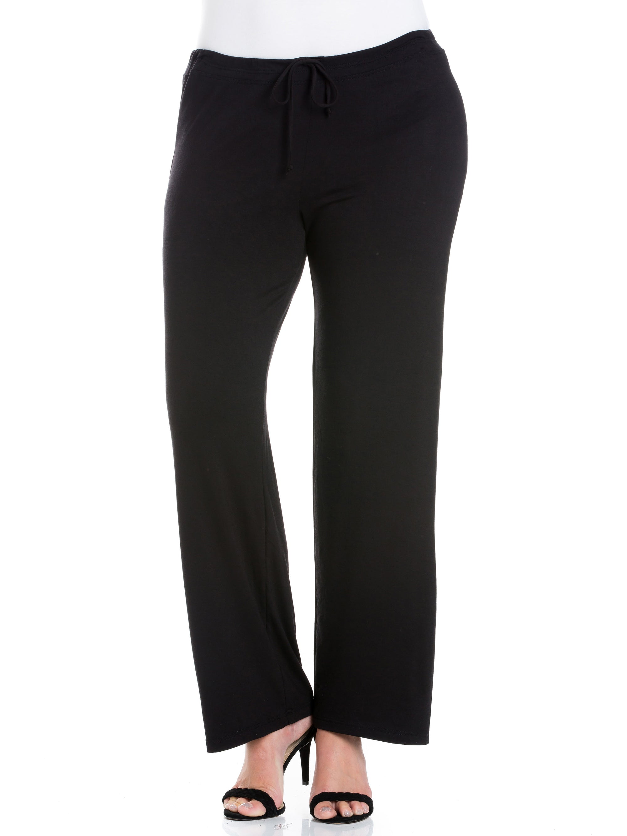 Comfortable Stretch Draw String Plus Size Pants