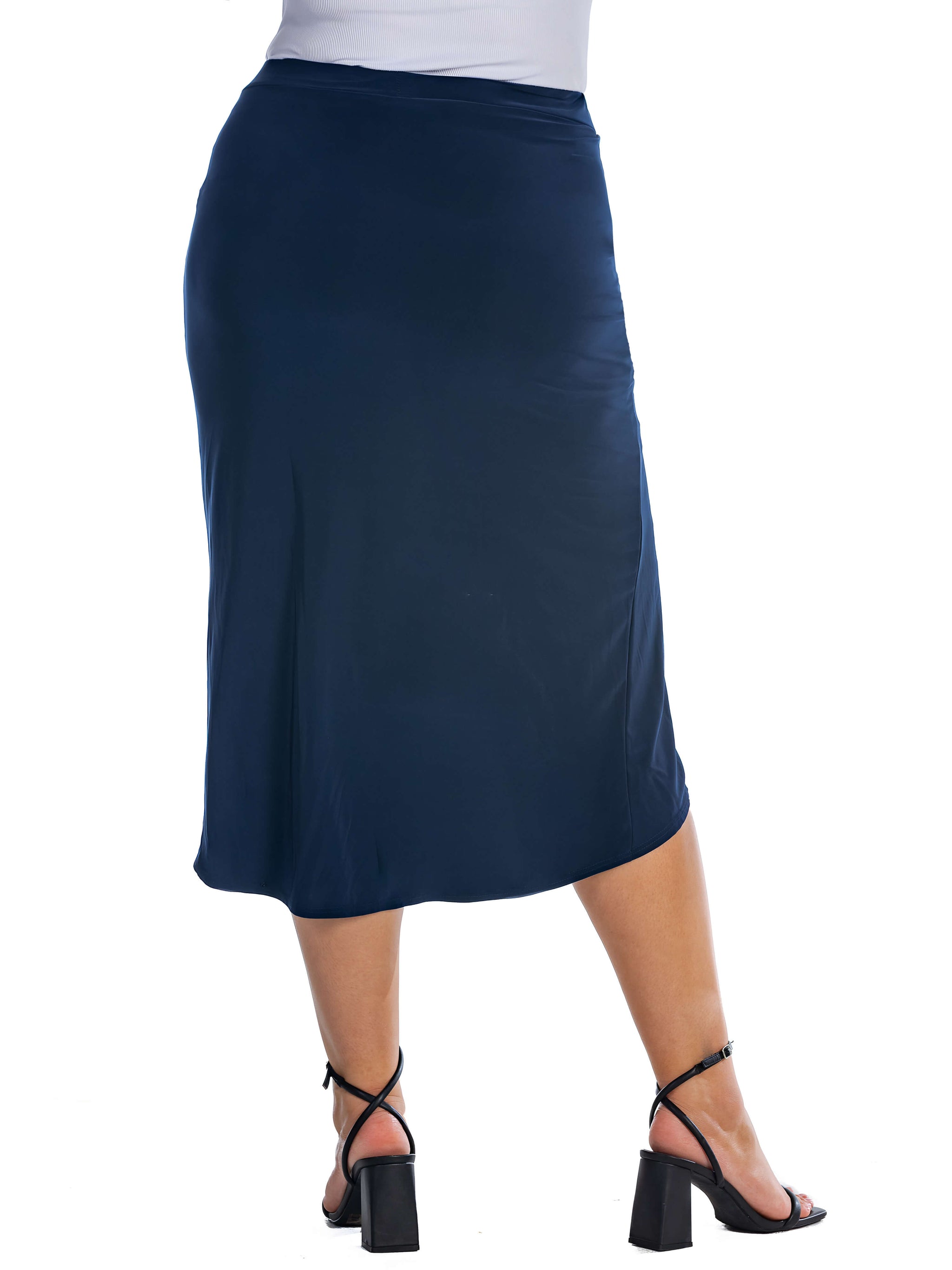 小物などお買い得な福袋 Length Knee Color Solid Plus 24seven – Skirt Tulip Size スカート