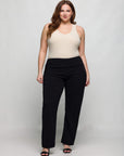 Plus Size Comfortable Stretch High Waist Dress Pants