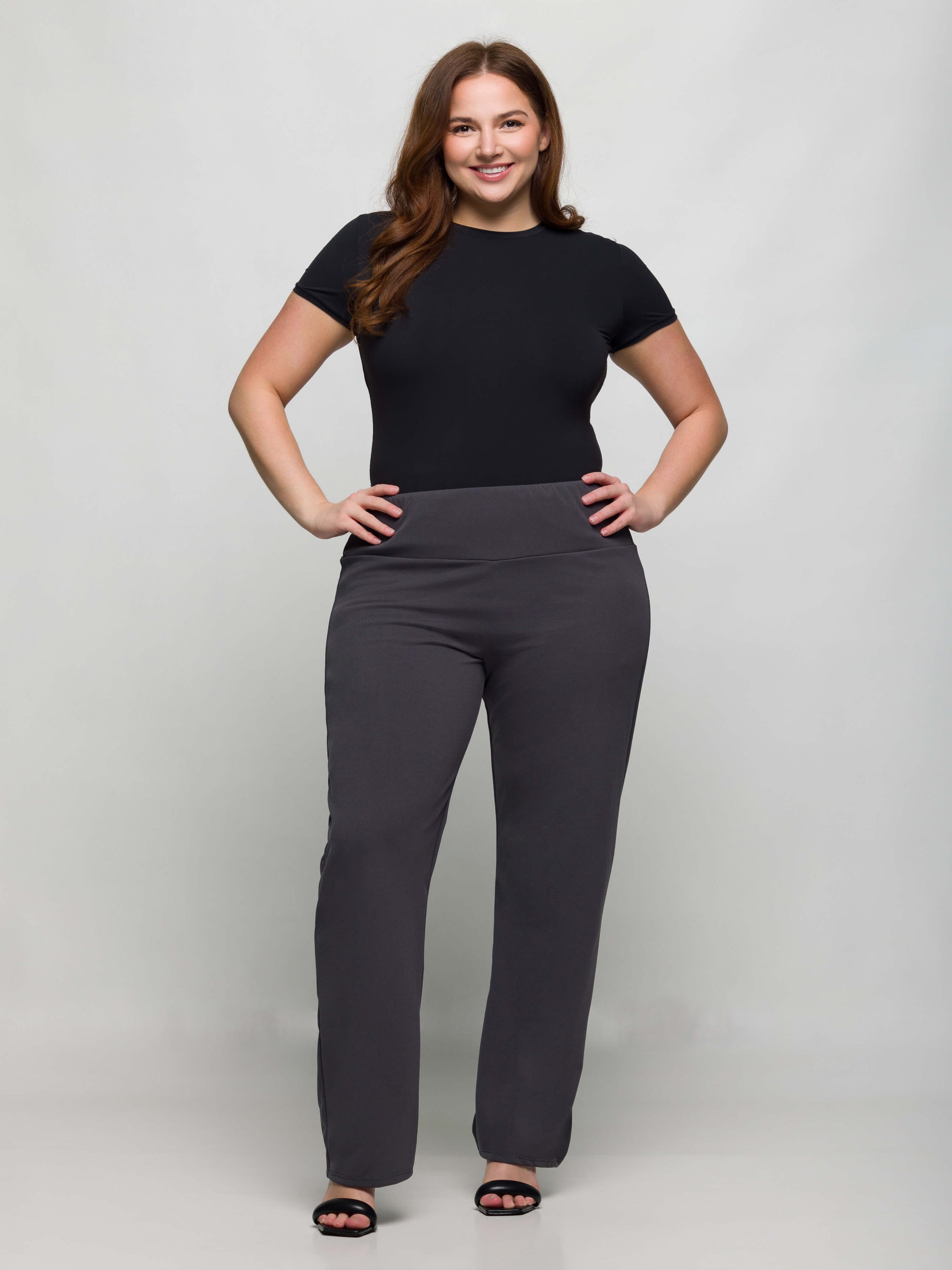 Plus Size Comfortable Stretch High Waist Dress Pants
