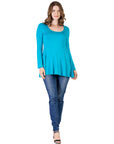 Long Sleeve Tunic Top For Women