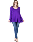 Long Sleeve Tunic Top For Women