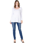Long Sleeve Tunic Top For Women