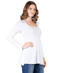 Long Sleeve Tunic Top For Women