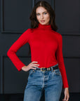 Classic Womens Long Sleeve Turtleneck