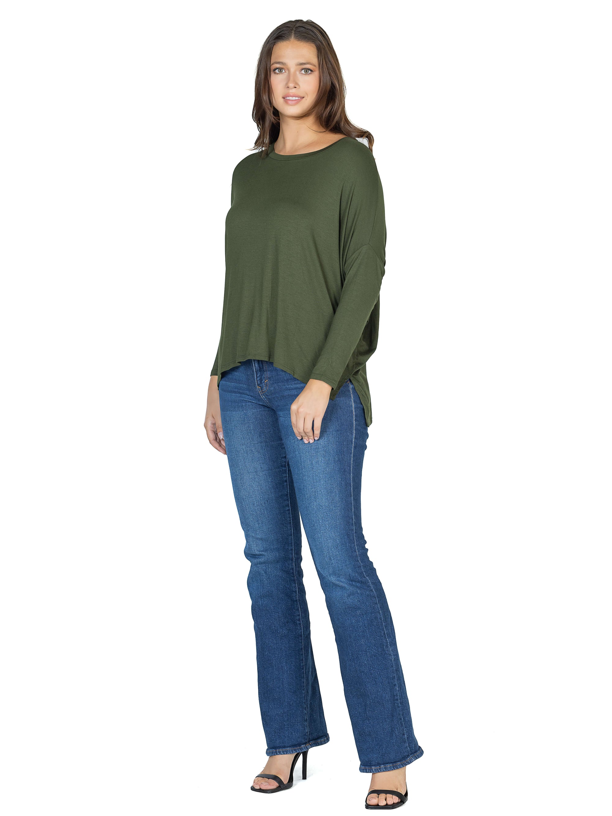 Oversized Long Sleeve Dolman Top