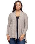 Open Front Long Sleeve High Low Cozy Cardigan