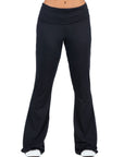 Bell Bottom Foldover Waist Comfortable Pants