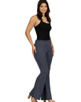 Bell Bottom Foldover Waist Comfortable Pants