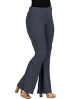 Bell Bottom Foldover Waist Comfortable Pants
