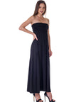 Strapless Empire Waist Maxi Dress