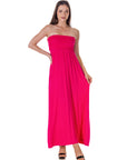 Strapless Empire Waist Maxi Dress