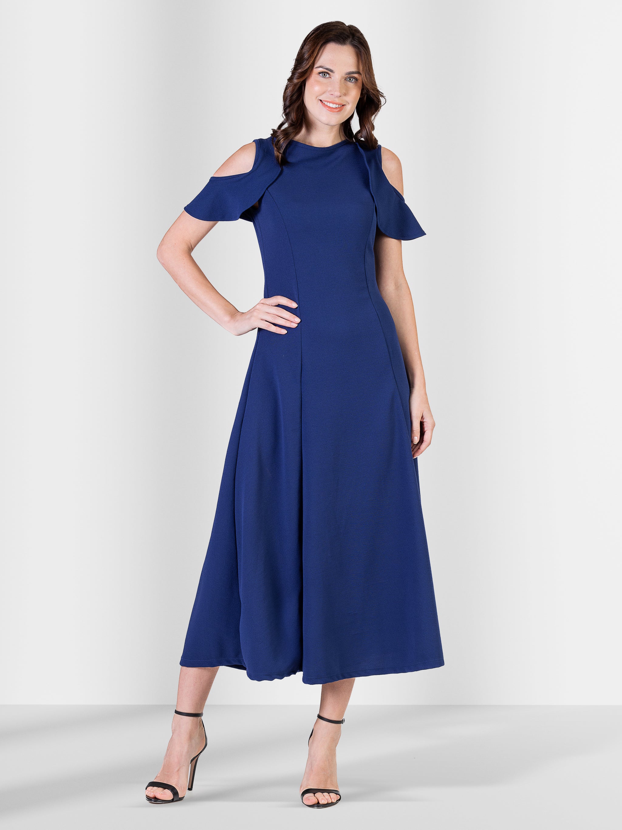 Maxi Dress Jcpenney Cold Shoulder Dresses Ruffle Cold Shoulder