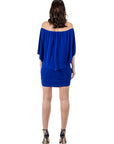 Convertible Womens Bodycon Mini Dress Ruffled Sleeve