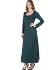 Womens Long Sleeve Maxi Dress