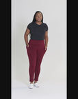 Plus Size Side Pocket Ankle Length Yoga Pant Leggings