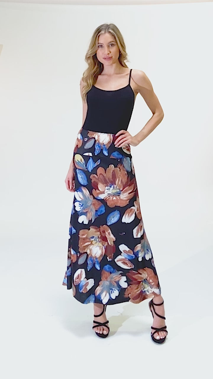 Ankle length sales maxi skirt