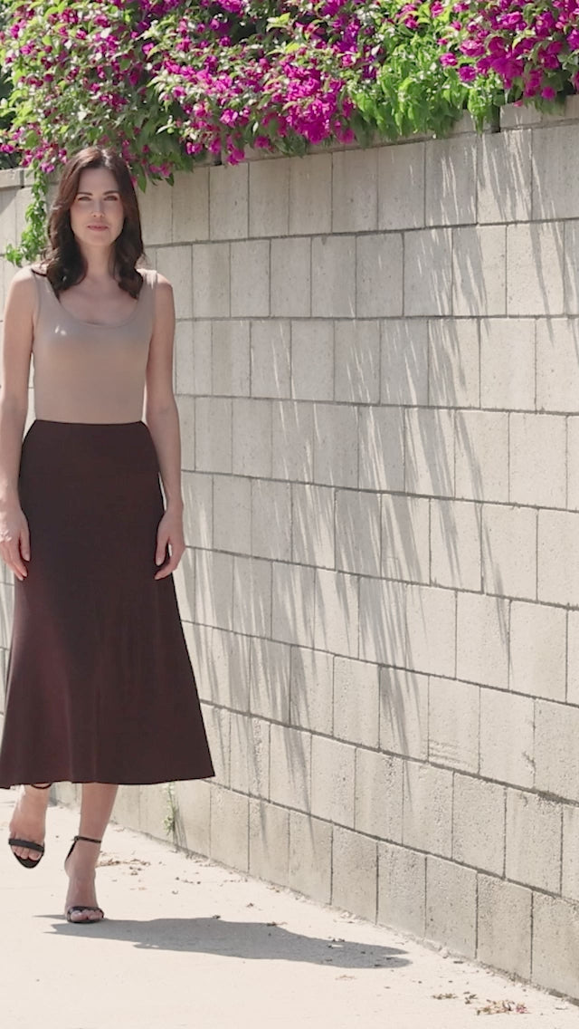 womens solid color maxi skirts