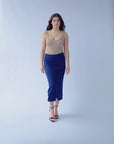 Womens Comfortable Foldover Maxi Skirt