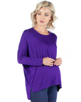 Oversized Long Sleeve Maternity Dolman Top