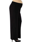 Womens Comfortable Solid Color Maternity Palazzo Pants