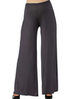 Womens Comfortable Solid Color Maternity Palazzo Pants