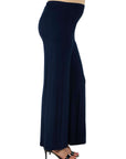 Womens Comfortable Solid Color Maternity Palazzo Pants